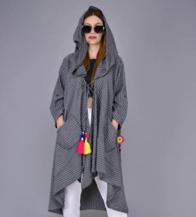 Dark Gray Women's Abaya - ZTO