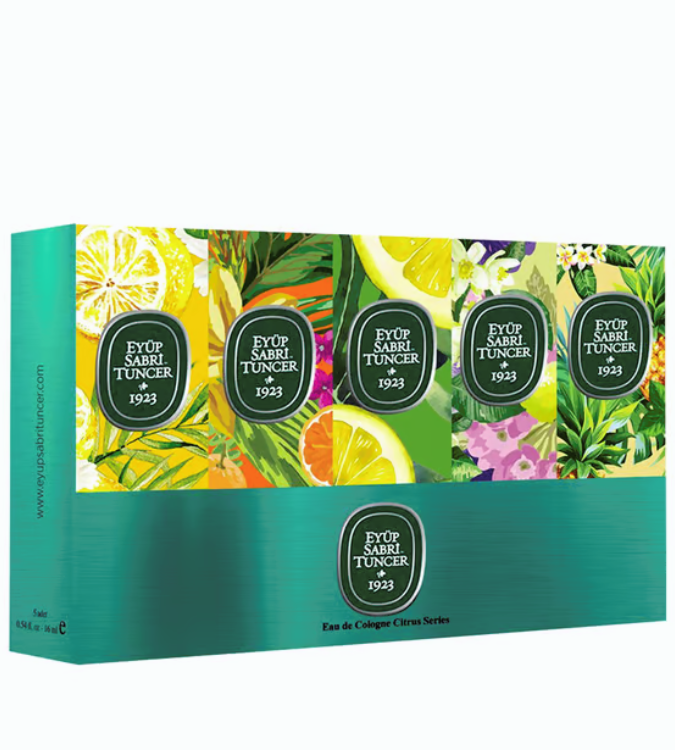 Citrus cologne set of 5 bottles (16 ml each)