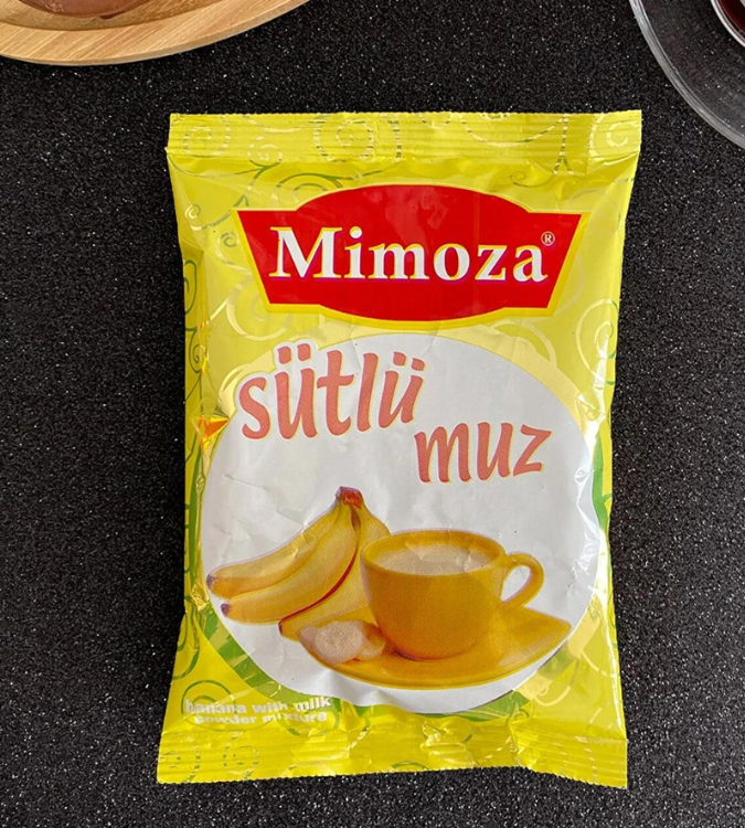 Banana Milk Tea - Hot Milkshake - 200 gr