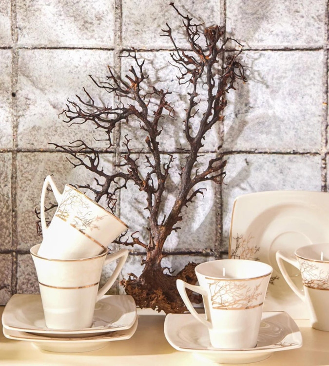 Karaca Turkish coffee cups set for 6 persons
