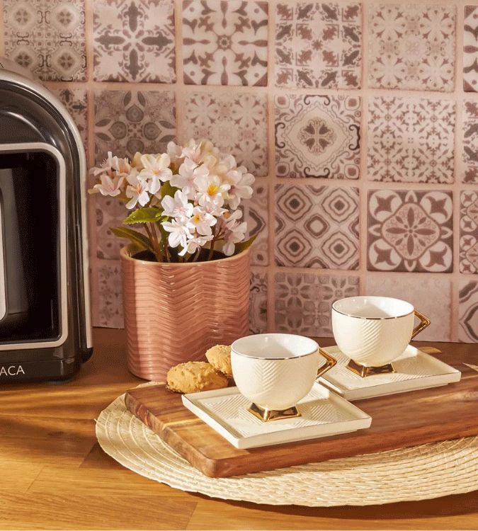 Karaca Turkish coffee cups set for two people