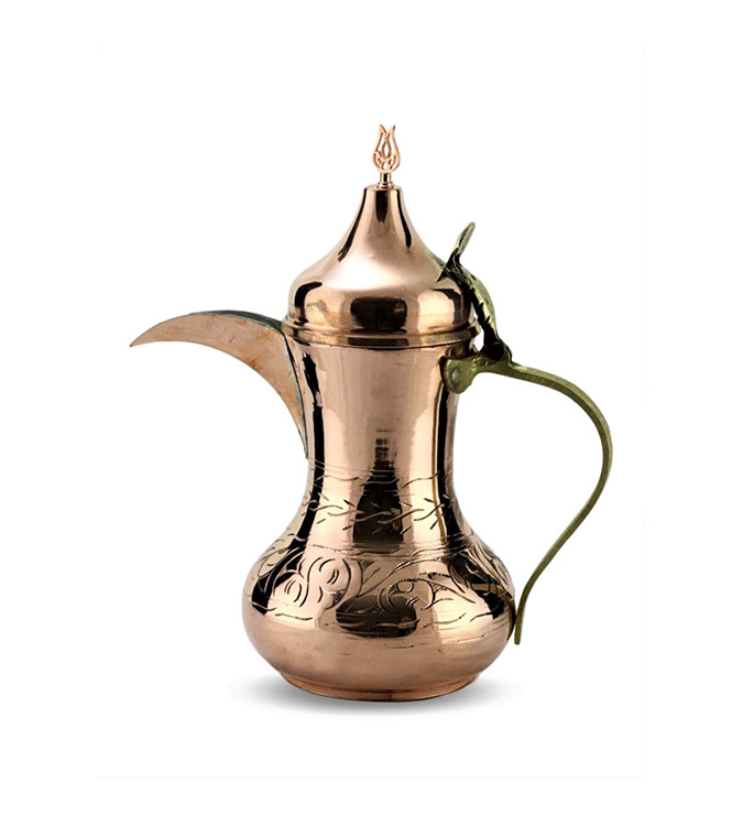 إبريق (شاي- قهوة) من النحاس المطرز