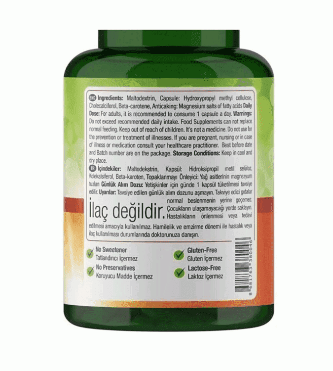 Nature's Supreme Vitamin D3 1000 IU 90 tablets