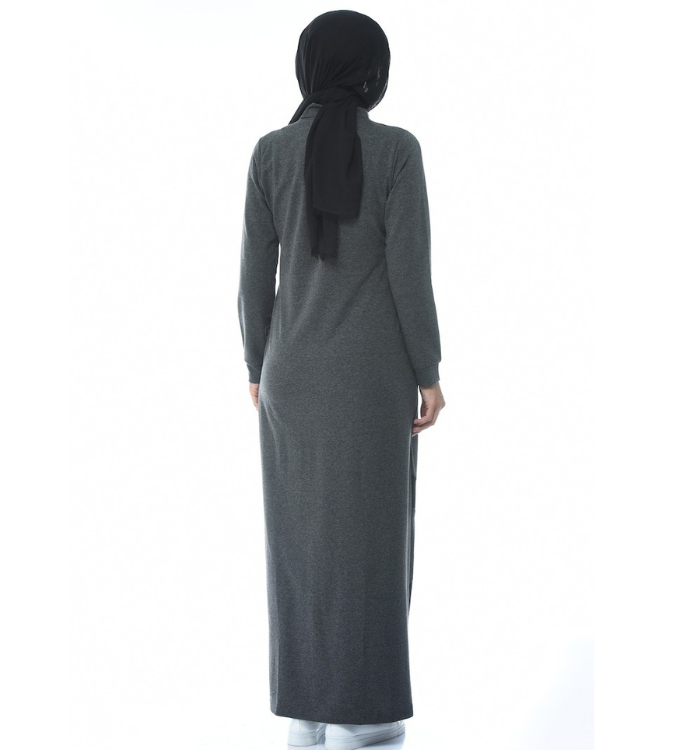 Gray women's sports cloak