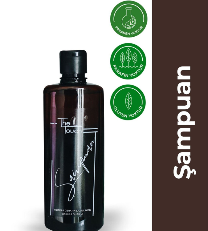 Hair care and repair shampoo with collagen, biotin and keratin 350 ml