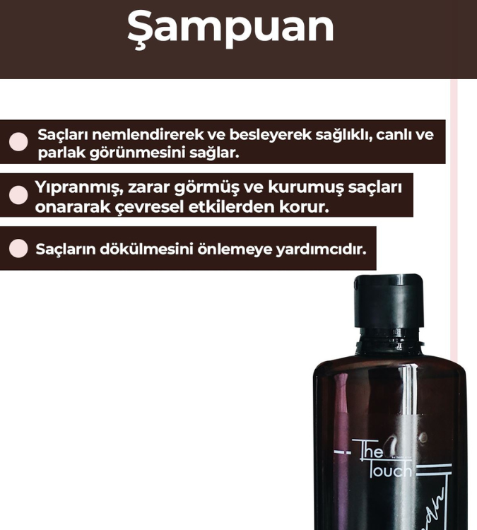 3-piece hair care set (shampoo + hair cream + hair care water)