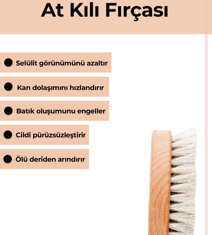 Body care set consisting of anti-cellulite cream 250 ml + horsehair brush