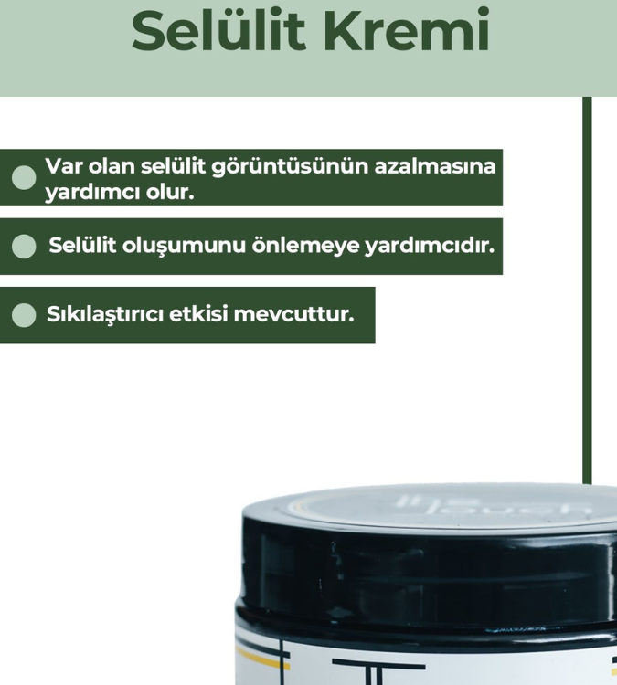 Body care set consisting of anti-cellulite cream 250 ml + horsehair brush