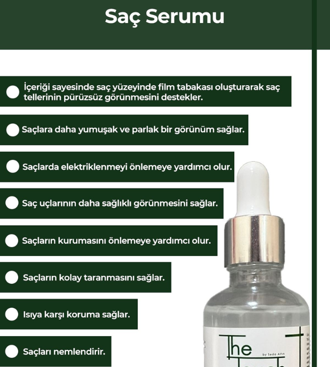 Hair serum (Provitamin B5, nourishes, moisturizes, regenerates, repairs hair) 50 ml