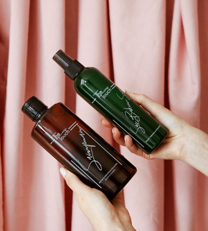 Hair care set consisting of keratin shampoo + hair care water