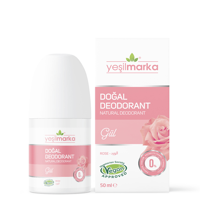 Natural deodorant with rose scent from YeşilMarka