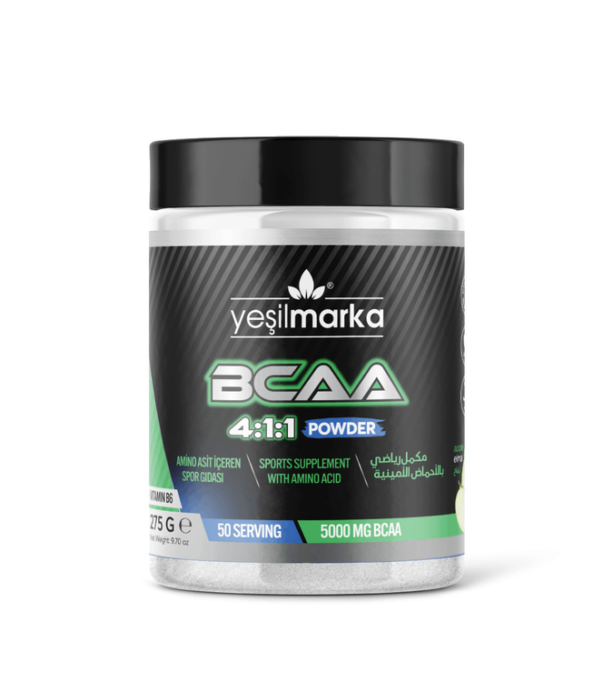 BCAA sports supplement with amino acids from YeşilMarka - Appl flavor