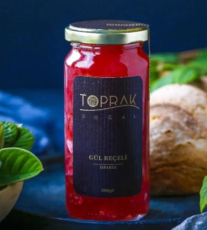 Natural Rose Jam 300 gr