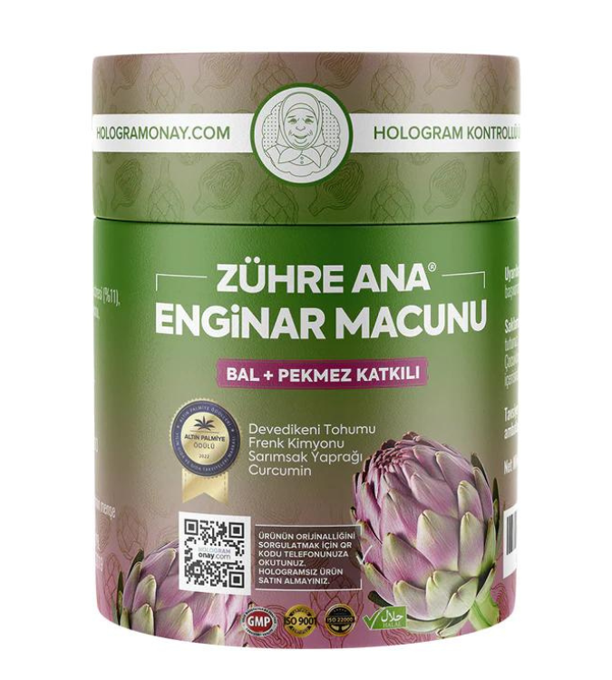 Artichoke pasten- with honey and molasses - 240gr - Zuhre Ana