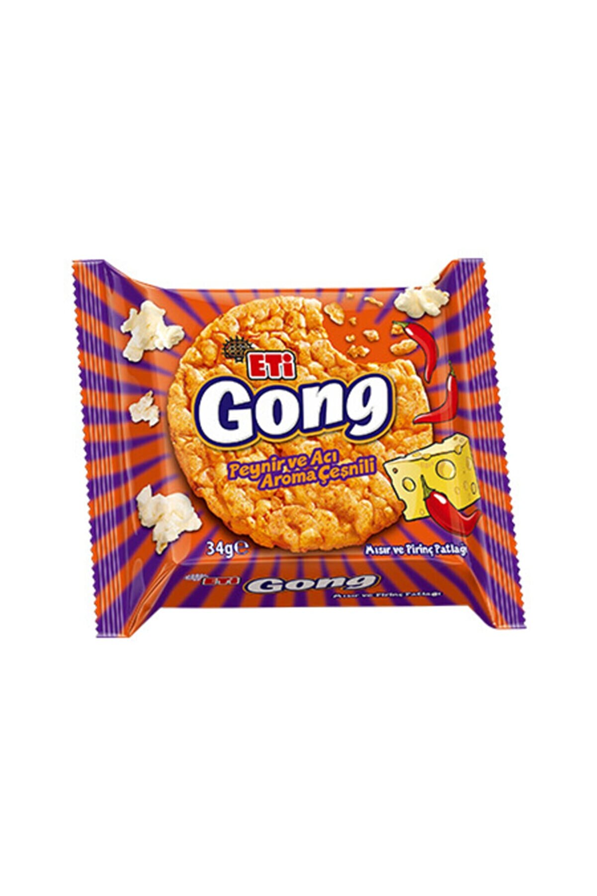 Eti Gong Cheese And hot Aroma 34 gx 18 Pieces