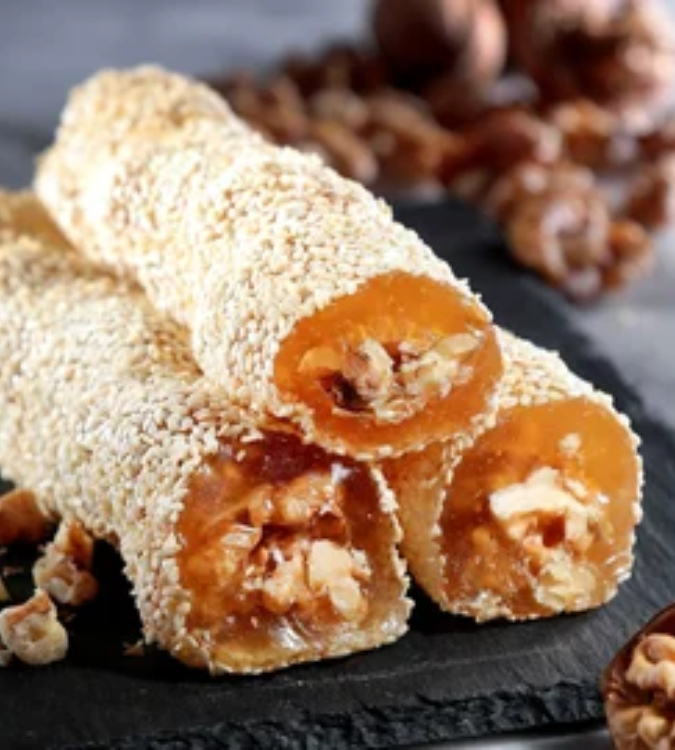 Turkish Delight Sausage with Walnut - 500 Gr