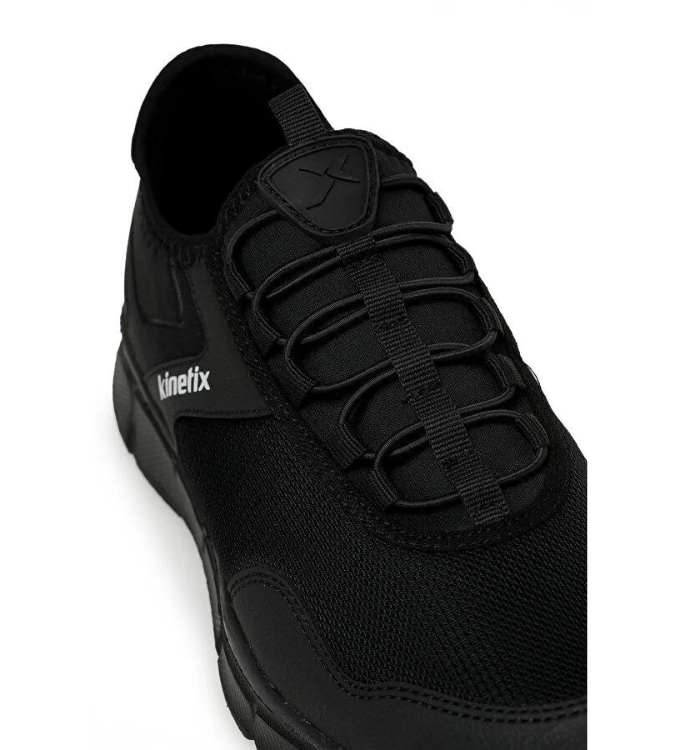 Black comfortable men's sports shoes - Kinetix